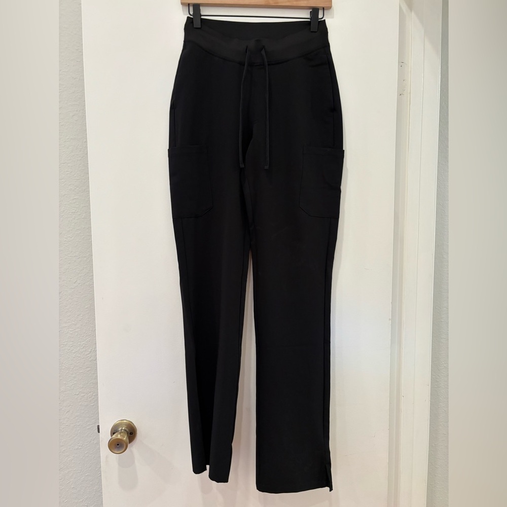 *flawed* NWT women’s Mandala scrubs medical apparel black workwear pants XXS